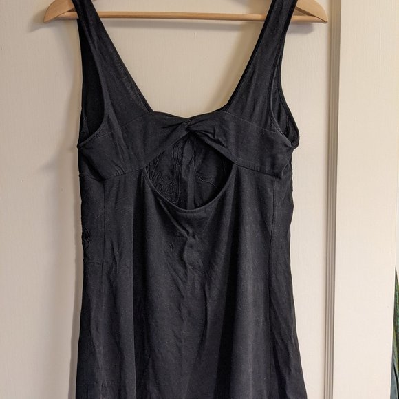 All Saints Black Embroidered Tank - Picture 3 of 4